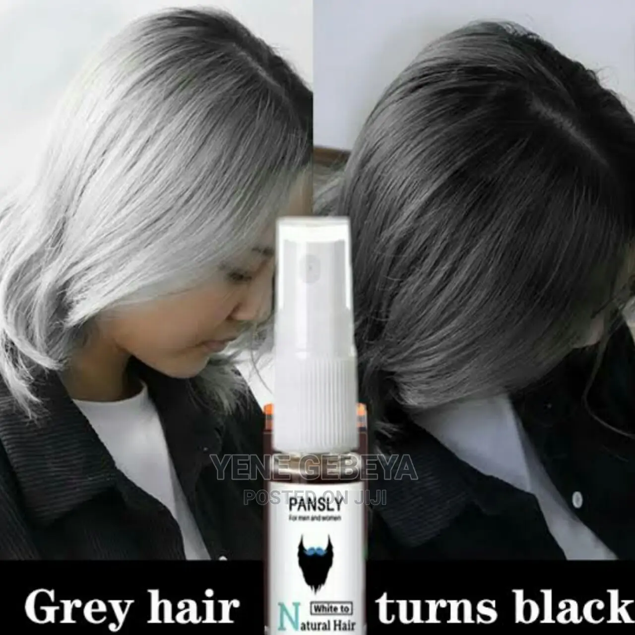 Gray Hair to Permanently Black