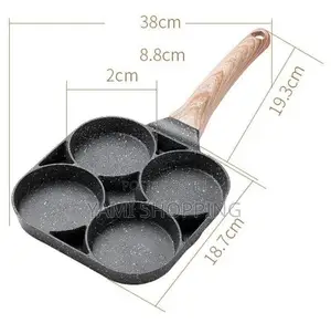 4 in 1 Flat Bottom Omelette Egg Pan