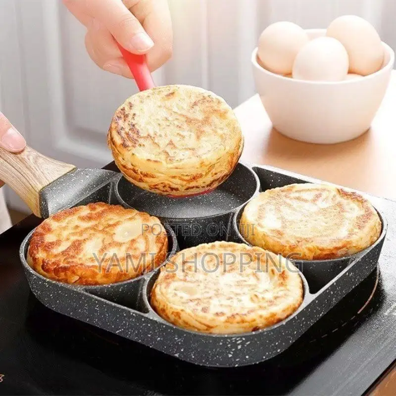 4 in 1 Flat Bottom Omelette Egg Pan