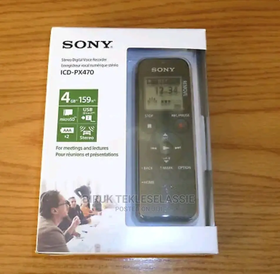 Sony Digital Voice Recorder Icd-Px470 New Packed