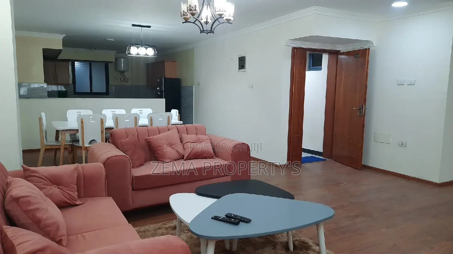 Furnished 3bdrm Apartment in Zema, Bole for Rent