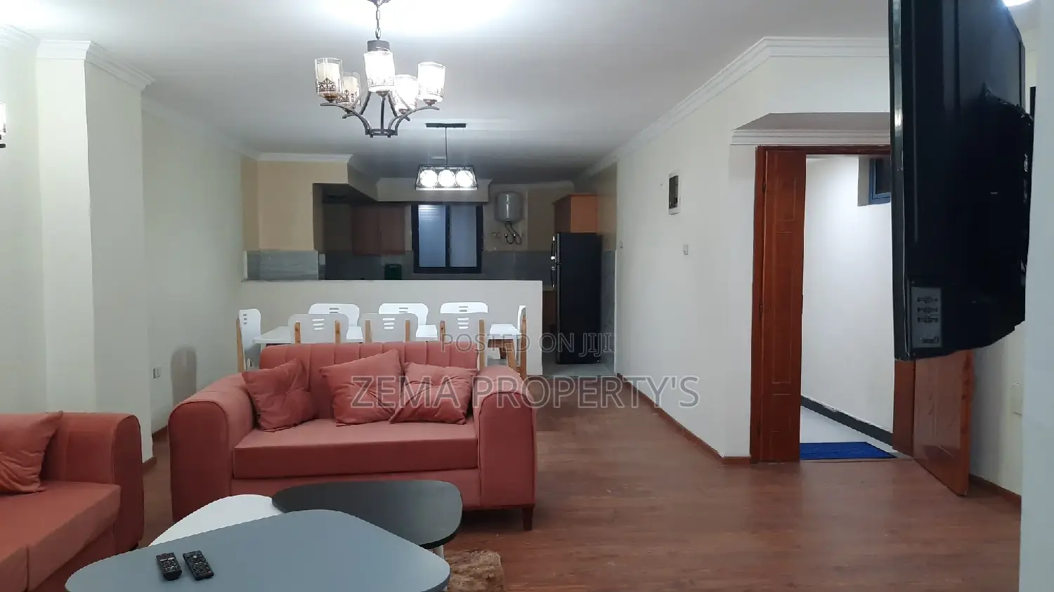 Furnished 3bdrm Apartment in Zema, Bole for Rent