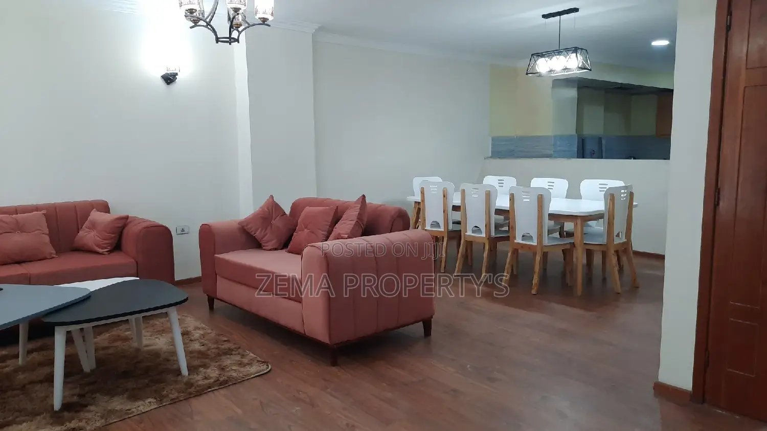 Furnished 3bdrm Apartment in Zema, Bole for Rent
