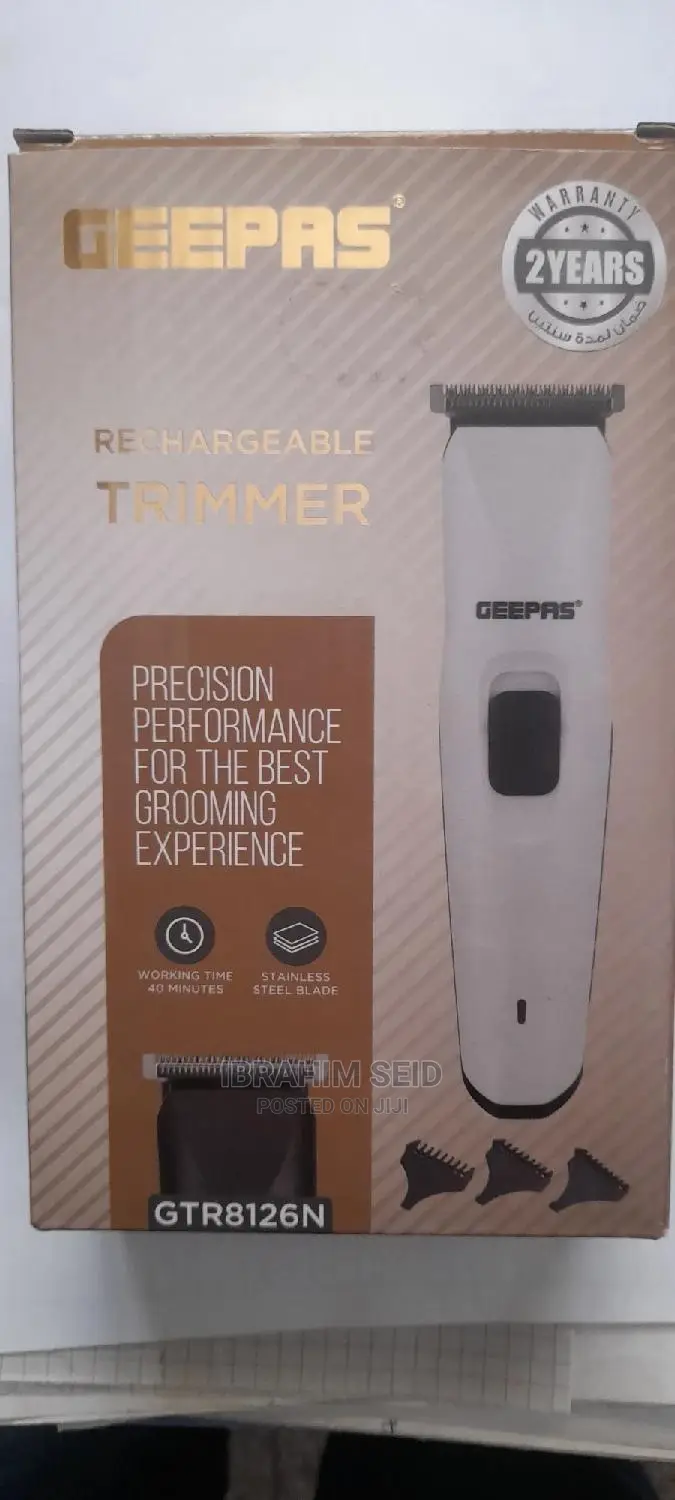 Geepas Cordless Rechargeable Hair Trimmer