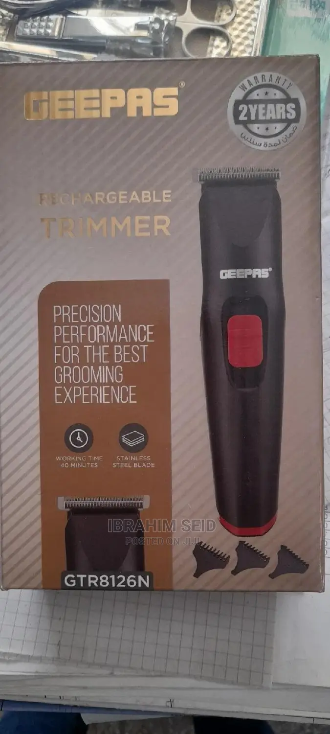 Geepas Cordless Rechargeable Hair Trimmer
