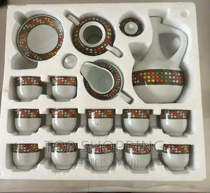 ጥልፍ Traditional Coffee Sets