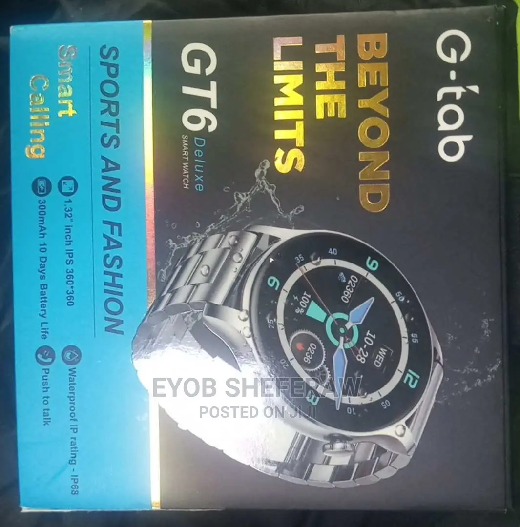 G-Tab Gt6 Deluxe Smart Watch
