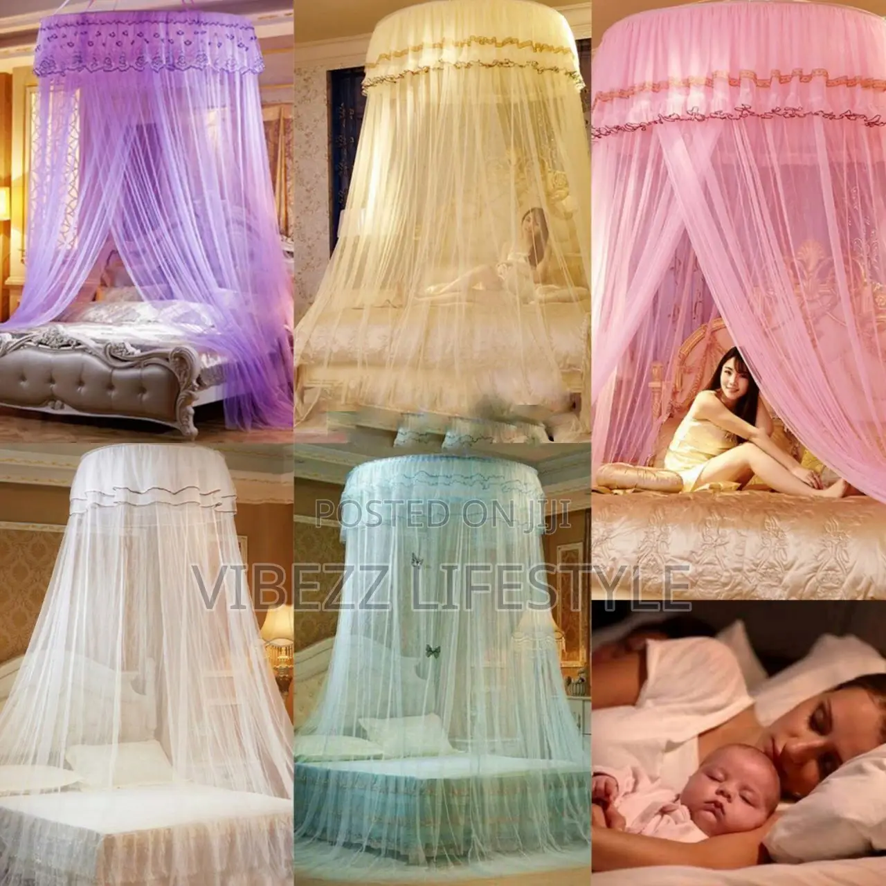ዘመናዊ ኣጎበር ዛንዚራ Bed Curtains