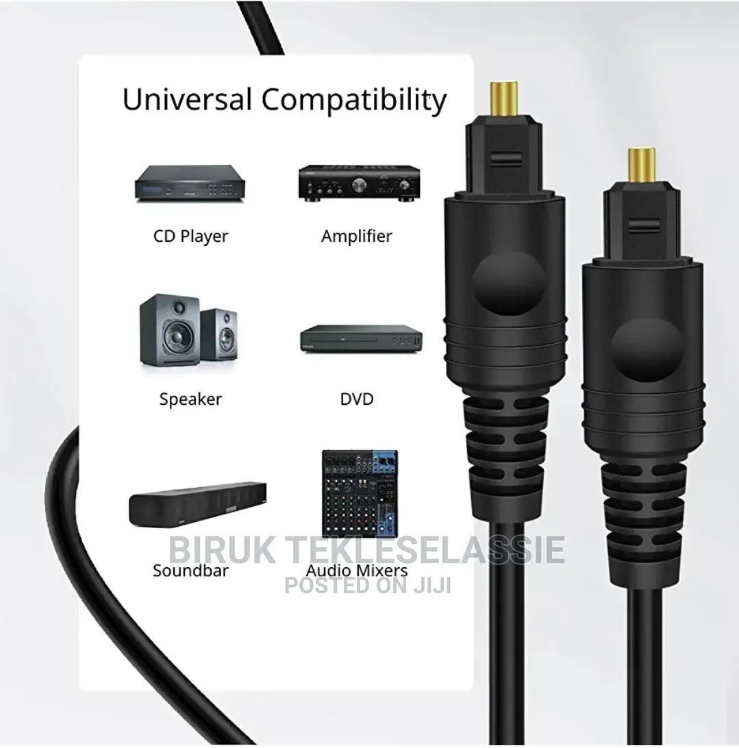 Optical Fibre Digital Audio Cable