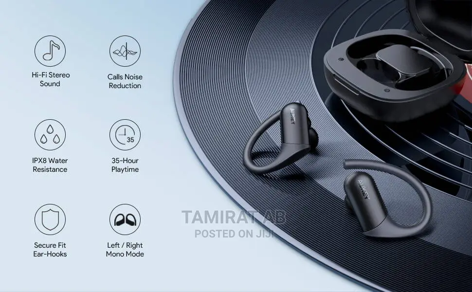 AUKEY EP-T32 Noise Canceling Earbuds Elevation Over-Ear