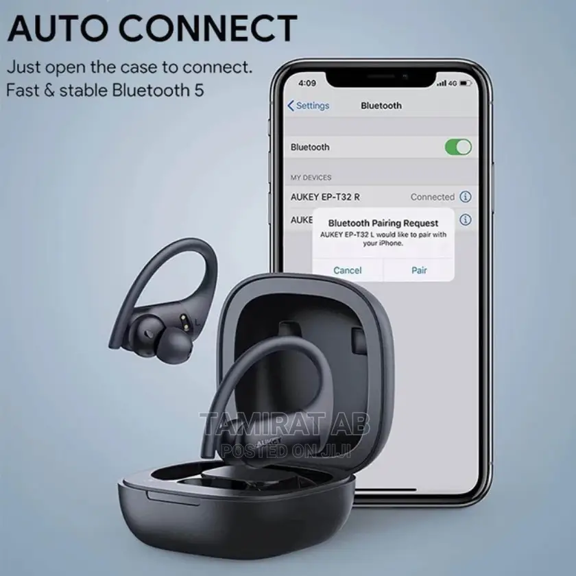 AUKEY EP-T32 Noise Canceling Earbuds Elevation Over-Ear