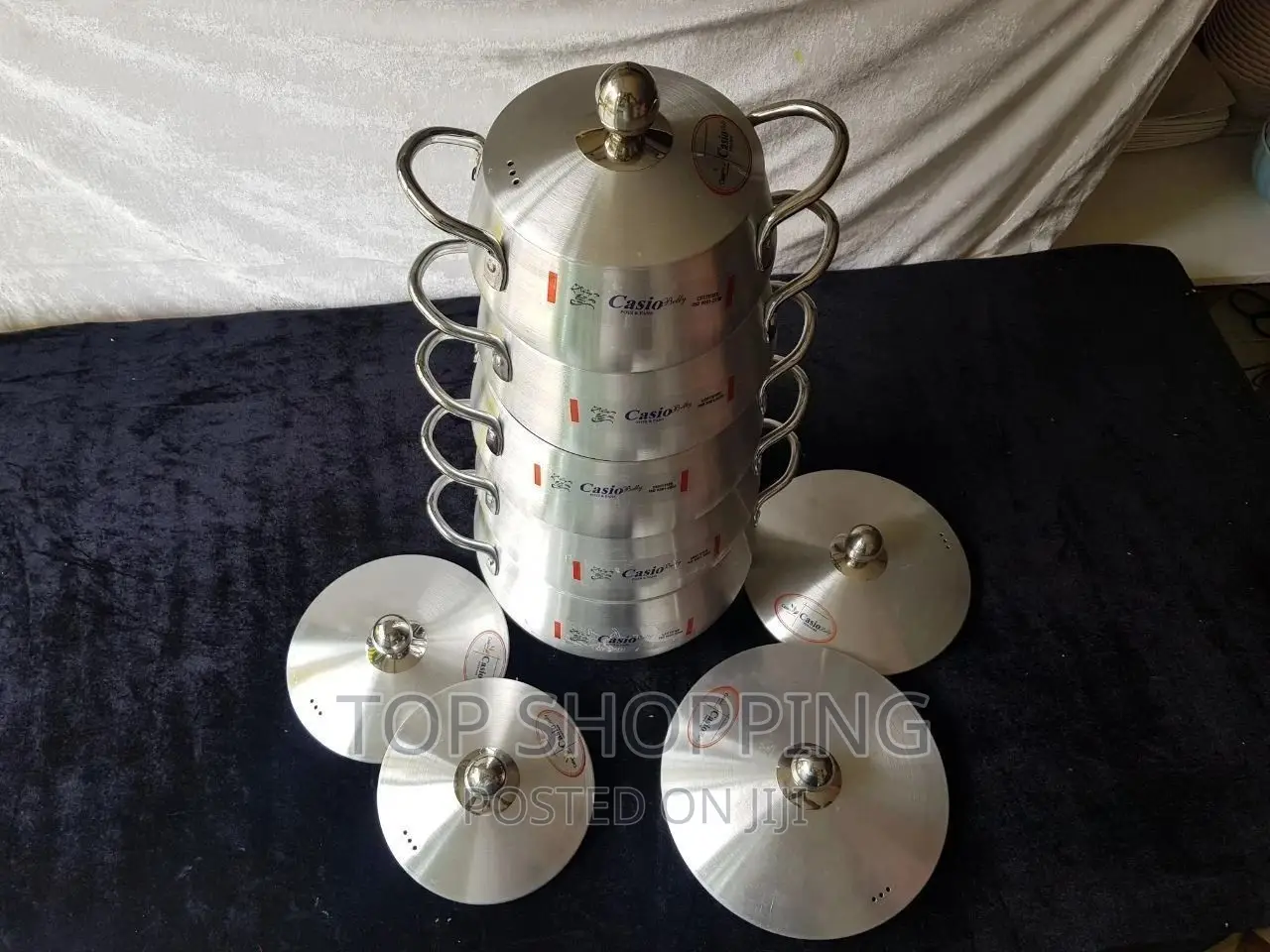 Casio 5 Set Cookware (ካሲዮ 5 ሴት የወጥ ቤት እቃዎች)