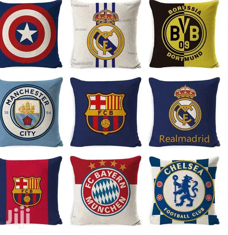 Club and Flag Costum Printing Coushion Pillows 45x45