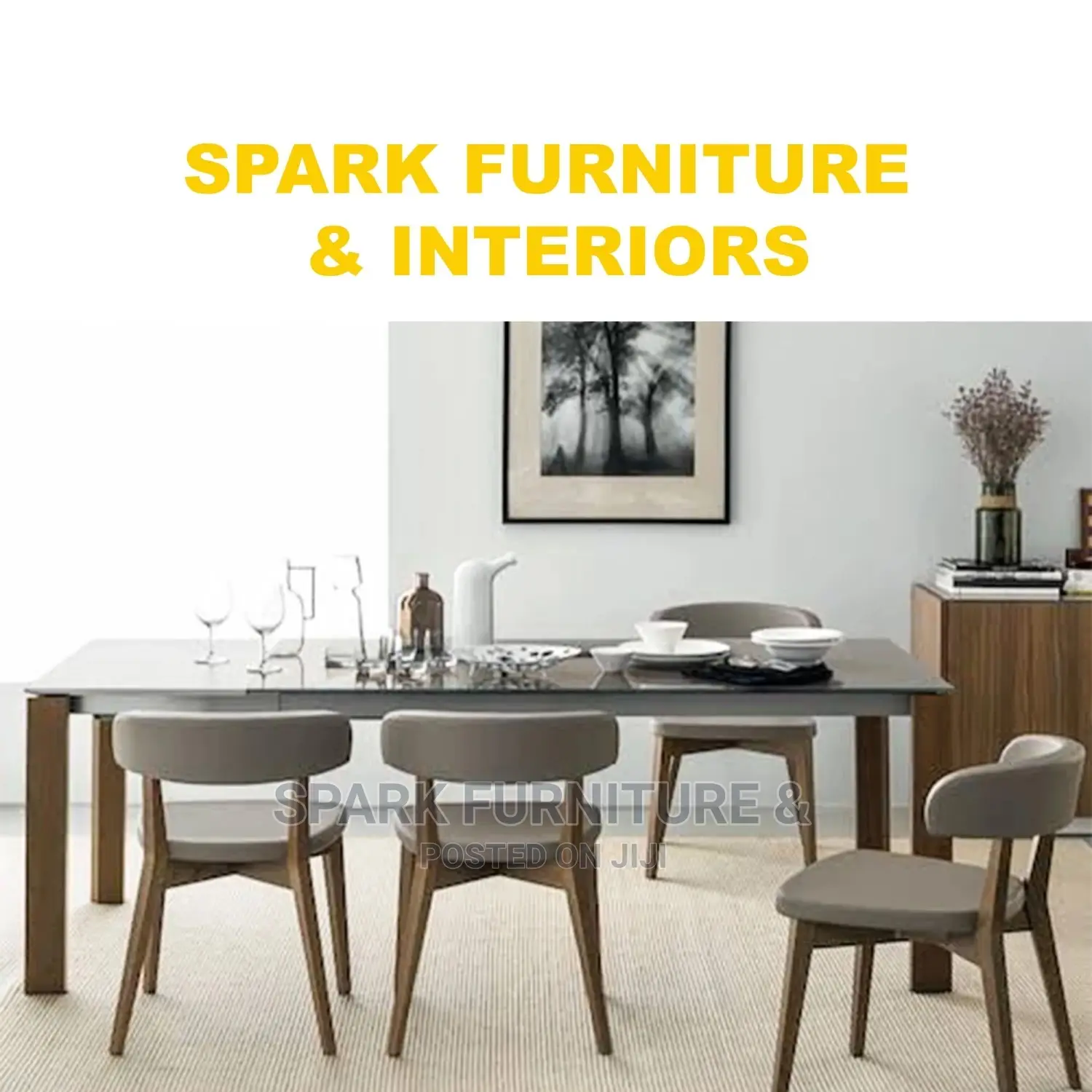 Round Dining Table D-021 6 Seater