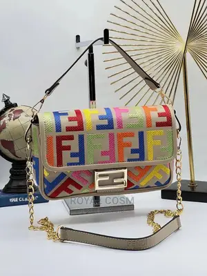 Fendi BAGUETTE Multicolour Canvas Bag
