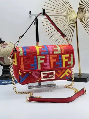 Fendi BAGUETTE Multicolour Canvas Bag