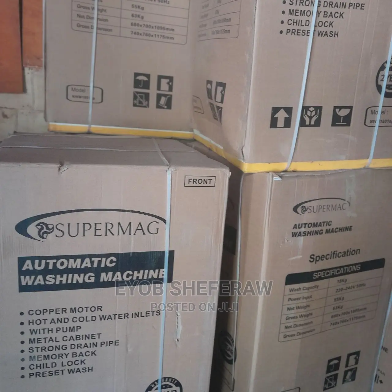 Supermag Automatic Washing Machine 18kg