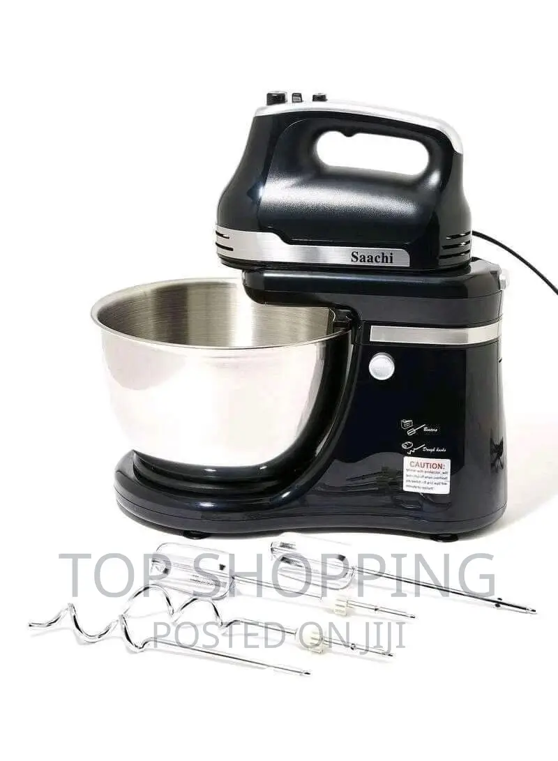 Saachi Stand Bowl Mixer (ሳቺ የሊጥ ማቡኪያ እና መቀላቀያ)