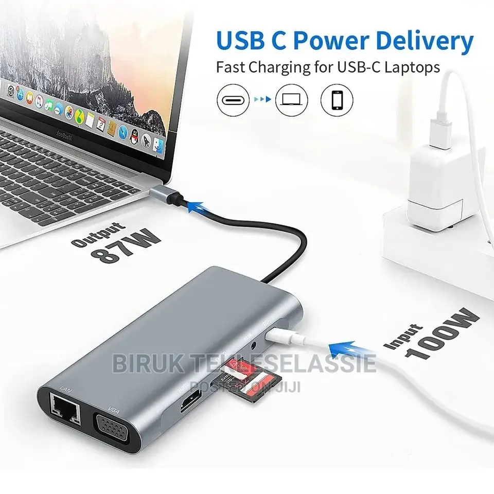 11 in 1 Usb C Hub Type C Adapter