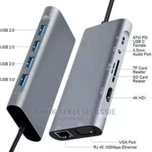 11 in 1 Usb C Hub Type C Adapter
