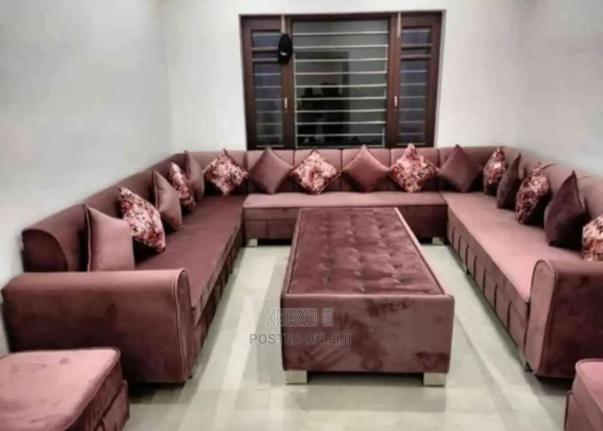 L Shaped Sofa With Table