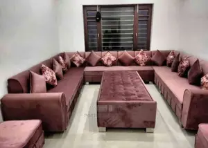 L Shaped Sofa With Table