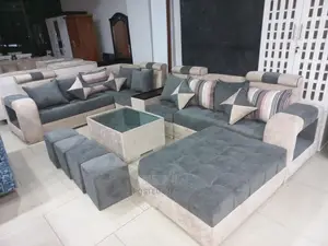 Photo - U Shaped Sofa With Table