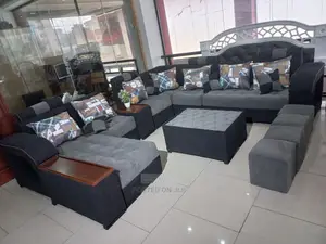 Photo - U Shaped Sofa With Table