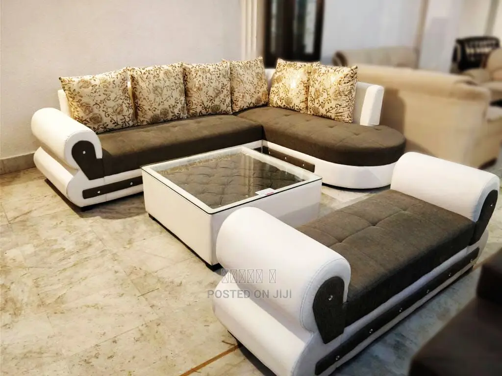 L Shaped Sofa With Table