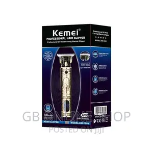 Kemei KM-700Y Carbon Steel Design Hair Trimmer