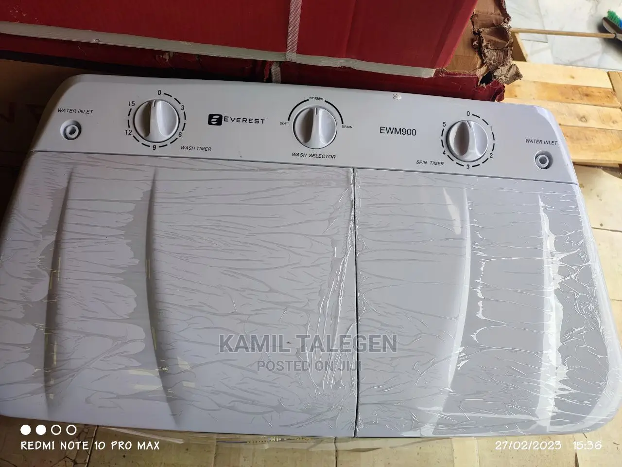 Everst 9kg Washing Machine