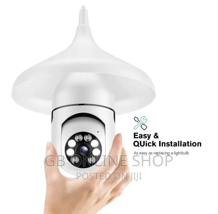 Rotating 360° Bulb Security Camera