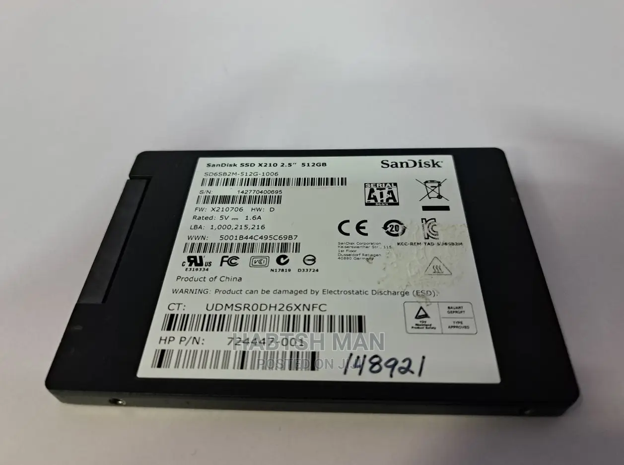 Sata Ssd 512gb