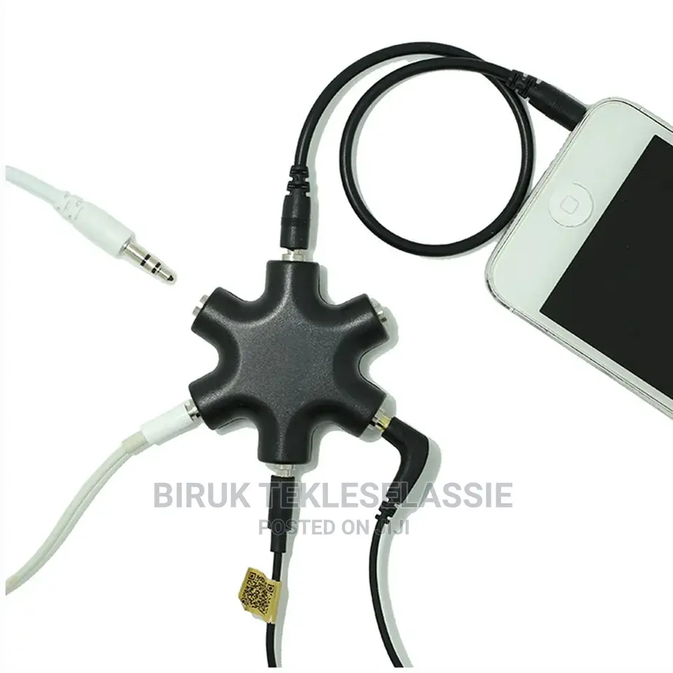 Audio Splitter 5 Way Sound Output Extension
