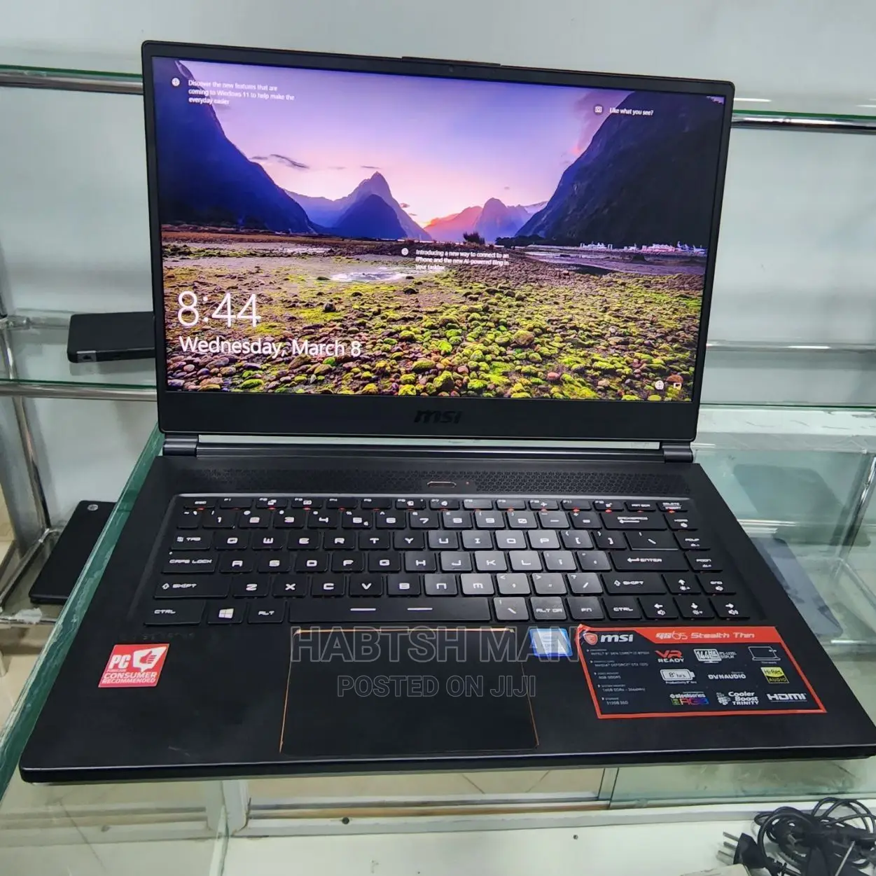 New Laptop MSI 16GB Intel Core I7 SSD 512GB