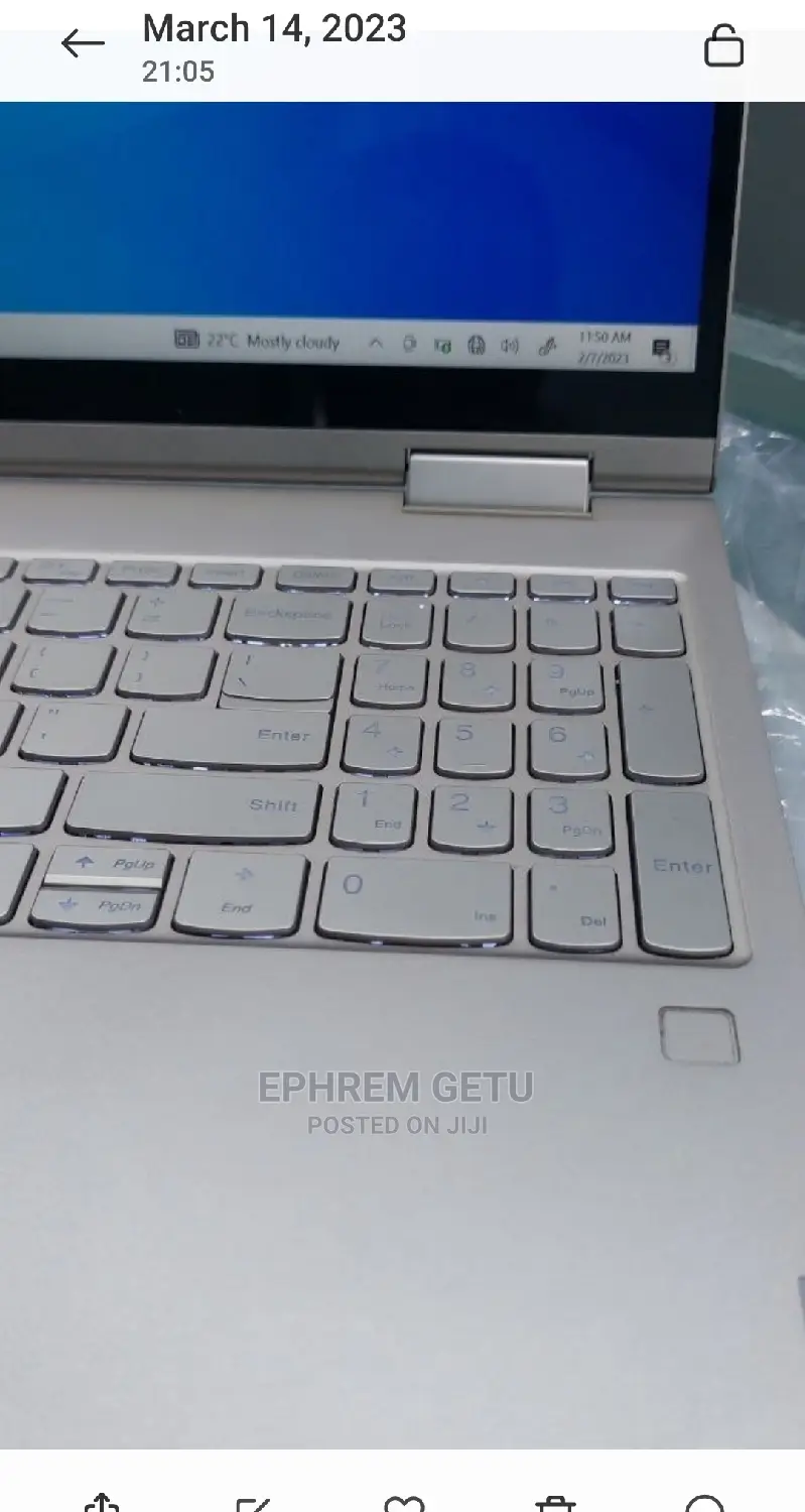 New Laptop Lenovo Yoga C740 12GB Intel Core I7 SSD 512GB