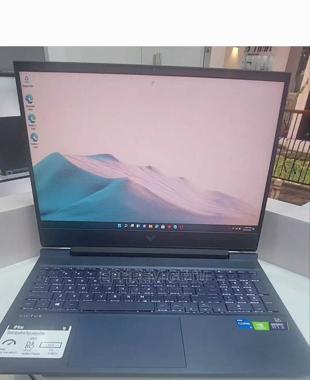 New Laptop HP Victus 16 16GB Intel Core I5 HDD+SSD 512GB