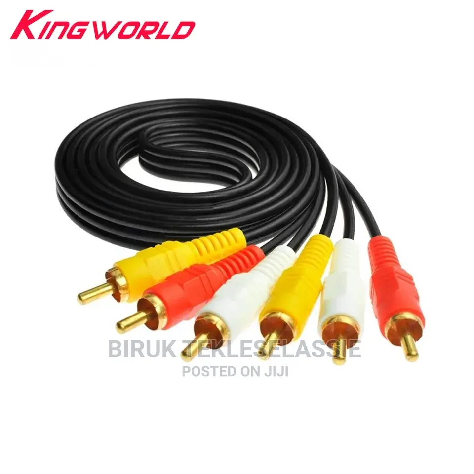 3RCA Audio Video AV Cable