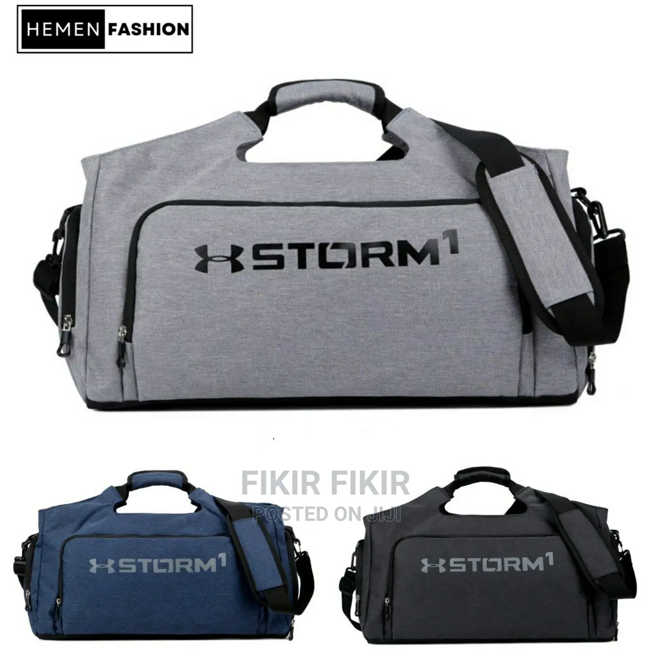 Under Armour and Adidas Gym Sport Bags