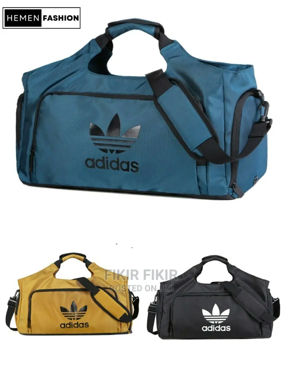 Under Armour and Adidas Gym Sport Bags