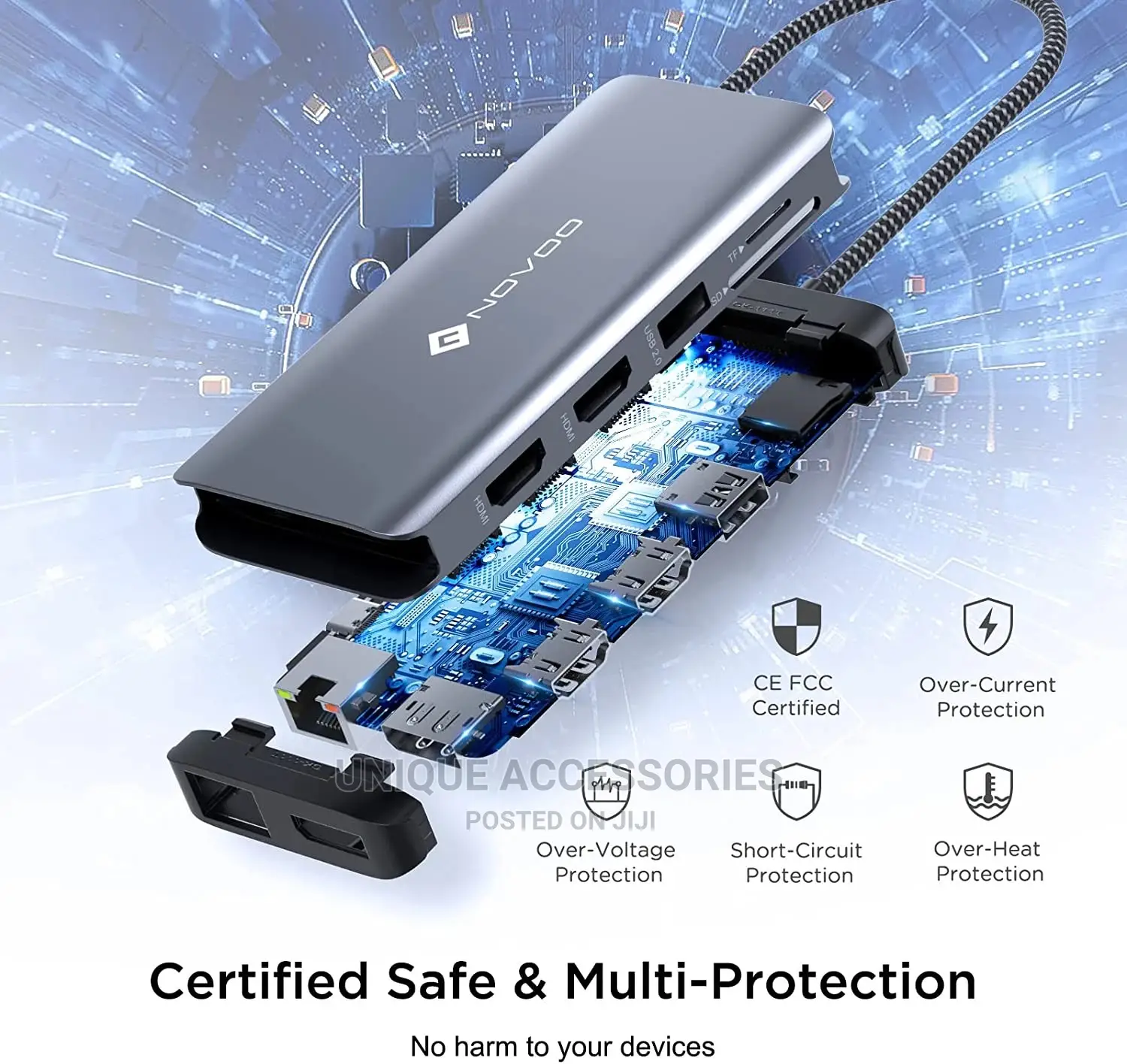 Novoo 11 in 1 Usb C Triple Display Docking Station