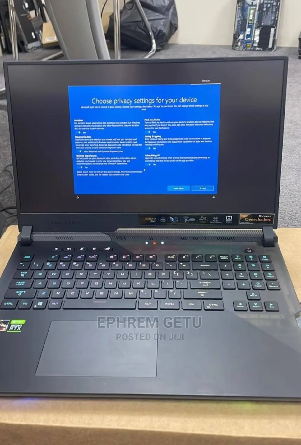 New Laptop Asus ROG Strix G15 64GB AMD Ryzen 9 HDD+SSD 1T