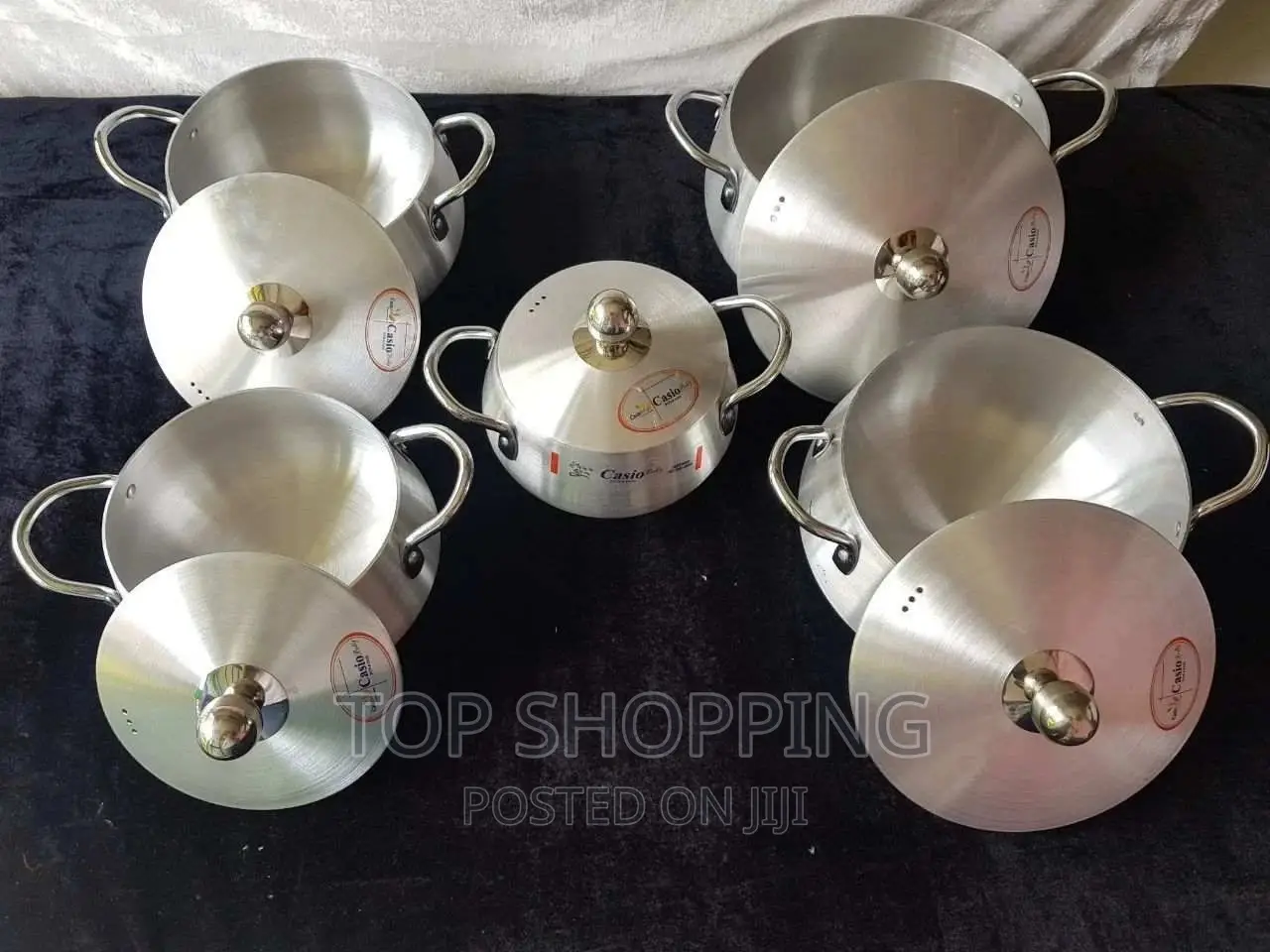 Casio 5 Set Cookware (ካሲዮ 5 ሴት የወጥ ቤት እቃዎች)