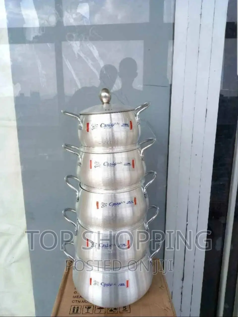 Casio 5 Set Cookware (ካሲዮ 5 ሴት የወጥ ቤት እቃዎች)