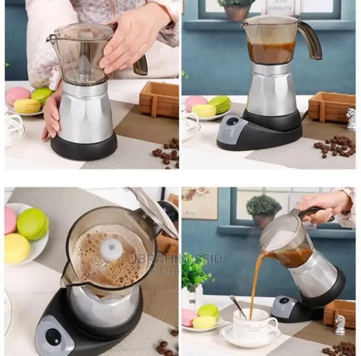 Coffee Maker Electric Geyser Coffee Maker Moka Pot