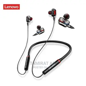Lenovo HE05 Pro Neck Mount Dual Dynamic Driver Earphones