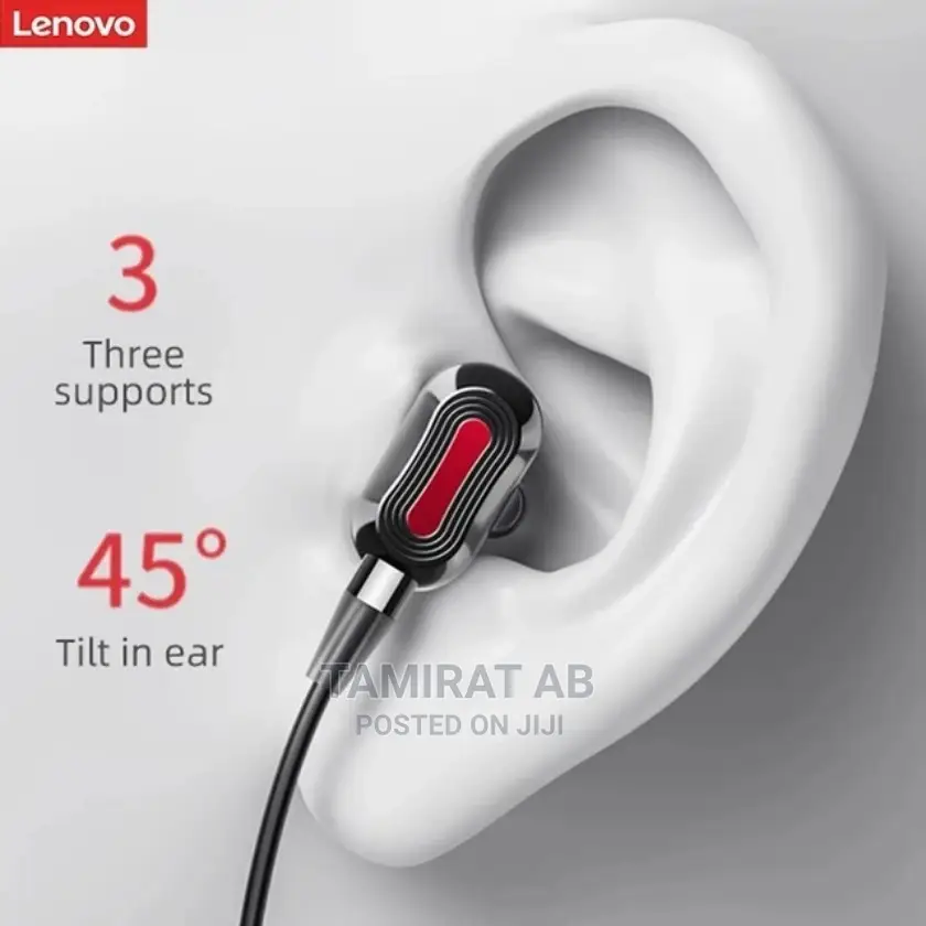 Lenovo HE05 Pro Neck Mount Dual Dynamic Driver Earphones