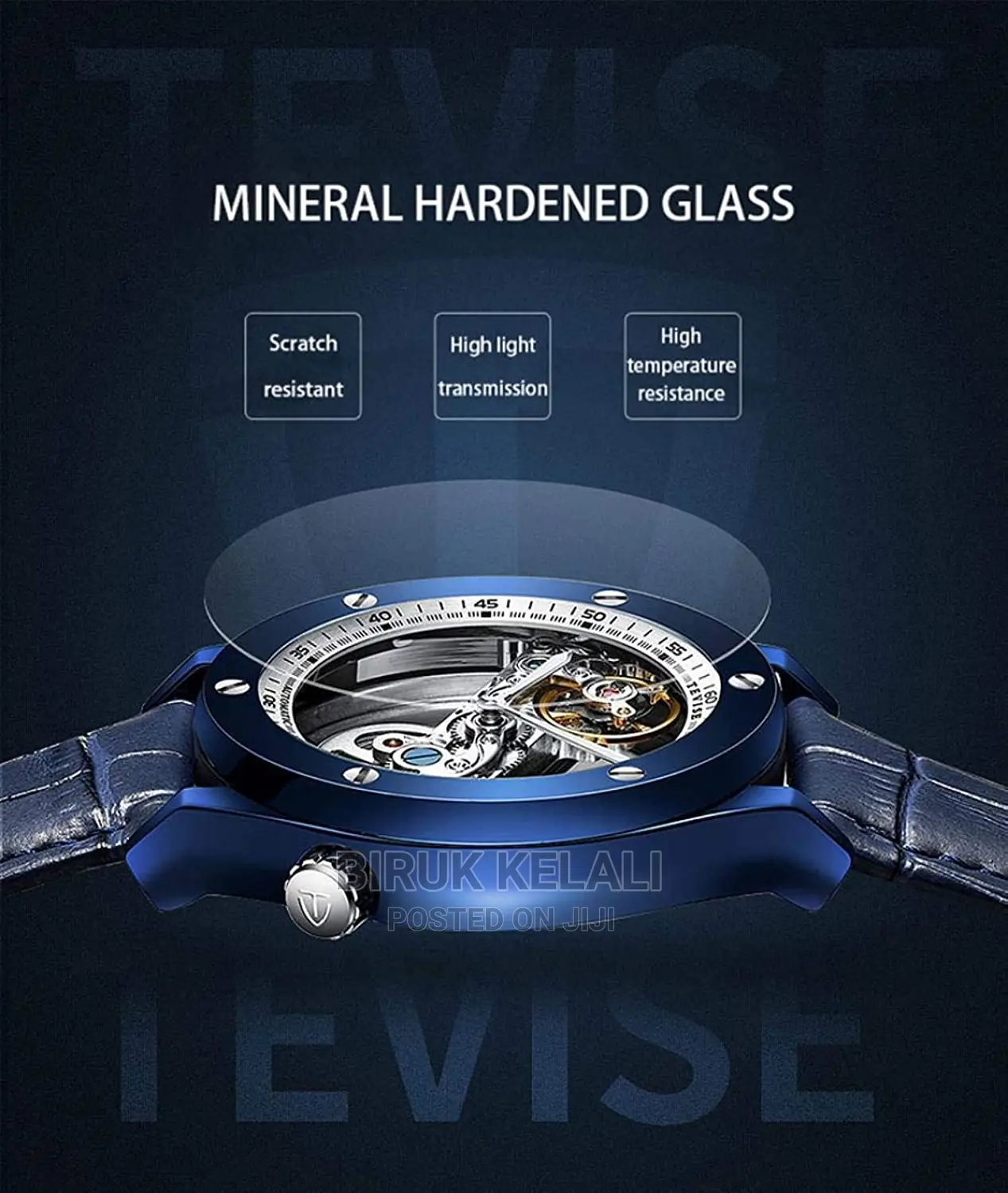 Full Glass Mechanical Automatic Watch