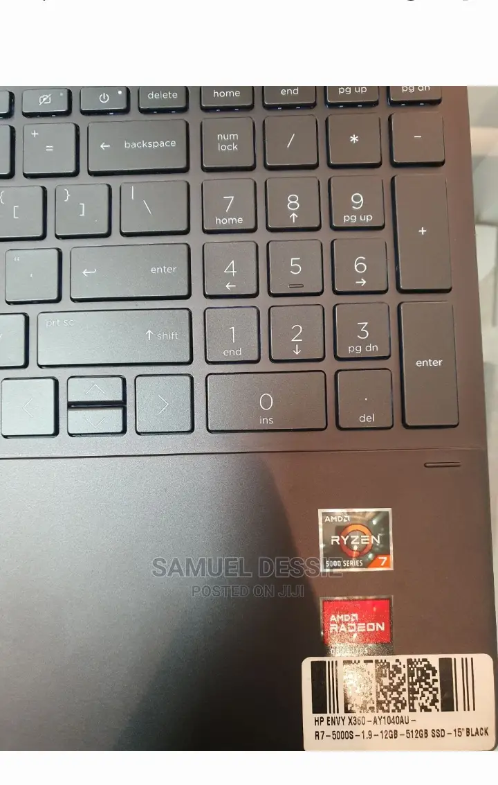 New Laptop HP Envy X360 12GB AMD Ryzen 7 SSD 512GB