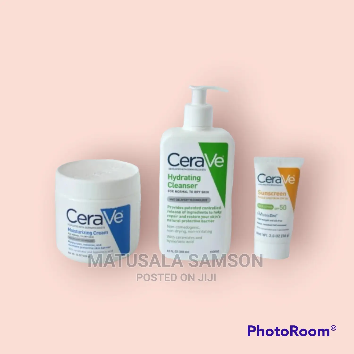 Cerave Cleanser+Moisture+Sunscreen